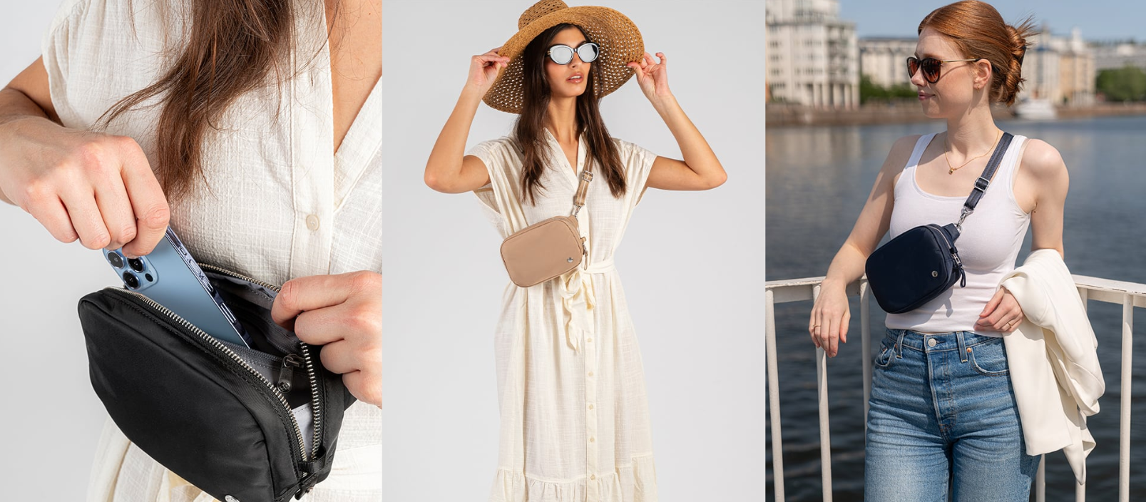 Pacsafe® W Anti-Theft Micro Sling fashion